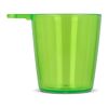 Vaso de chupito para festivales con cordón Verde oscuro-Verde oscuro | sin montaje de publicidad | no disponible | no disponible