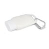 Loción solar con mosquetón SPF30 material reciclado Blanco