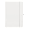Cuaderno Olmo tapa dura PU A5 con notas adhesivas Blanco | sin montaje de publicidad | no disponible | no disponible