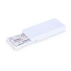Set de costura y yeso de viaje en caja de PP Blanco