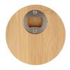 Posavasos y abrebotellas de bambú Natural | sin montaje de publicidad | no disponible | no disponible | no disponible