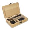 Juego de 13 herramientas en caja de bambú FSC Natural | sin montaje de publicidad | no disponible | no disponible