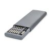 Juego de destornilladores de precisión 24 en 1 con organizador Gris