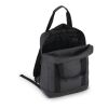 Mochila de R-PET 600D con revestimiento de PU, 27,5 x 12 x 37,5 cm, 12 litros negro | sin montaje de publicidad | no disponible | no disponible