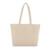 Bolsa Tote de algodón con cremallera OEKO-TEX® 47 x 11 x 35 cm 320 g/m². Ecru