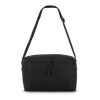Bolsa isotérmica R-PET 600D para 6 latas, 25 x 14,5 x 15,5 cm, 5 litros Negro | sin montaje de publicidad | no disponible | no disponible
