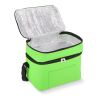 R-PET 600D Bolsa nevera doble compartimento 30 x 20 x 25cm 12L Luz Verde