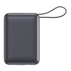 Nova Powerbank 22,5 W Power Delivery con cables integrados 20 000 mAh gris oscuro | Impresión Digital | top | 80 mm x 50 mm