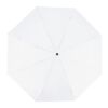Congo 190T Pongee 21" Paraguas plegable Blanco
