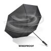 Emerantia 190T Pongee 23" Stick umbrella Auto open Negro