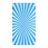 Toalla de playa de secado rápido R-PET 100 × 180 cm, sublimación Azul / Blanco