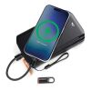 Cable con carga rápida USB-C 60W Nordic Drift Everest negro