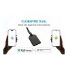 Etiqueta equipaje Globefind Dual RCS localización mundial negro | sin montaje de publicidad | no disponible | no disponible