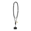 Lanyard ajustable teléfono CarryLoop RCS PET reciclado negro | sin montaje de publicidad | no disponible | no disponible