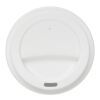 Taza de café reutilizable con tapa de rosca 350ml blanco