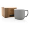 Taza de cerámica moderna gris | sin montaje de publicidad | no disponible | no disponible