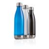 Botella de agua estanca con tapa de acero inoxidable. negro | sin montaje de publicidad | no disponible | no disponible