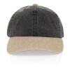 Gorra algodón bicolor 270 g/m² con 6 paneles BEAU AWARE™ negro | sin montaje de publicidad | no disponible | no disponible | no disponible