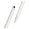 Bolígrafo Kymi aluminio reciclado RCS con lápiz óptico blanco | sin montaje de publicidad | no disponible | no disponible