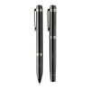 Set de bolígrafos Swiss Peak OSLO acero inoxidable reciclado negro