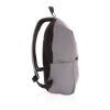 Mochila para portátil 15.6" de PU gris | sin montaje de publicidad | no disponible | no disponible