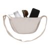 Bolsa bandolera Crescent AWARE™ de RPET gris | sin montaje de publicidad | no disponible | no disponible | no disponible