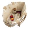 Bolsa de compra BEAU AWARE™ de lona reciclada 400 g/m² blanco