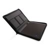 Carpeta Impact AWARE ™ RPET A4 con cremallera negro | sin montaje de publicidad | no disponible | no disponible