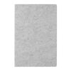 Cuaderno A5 de fieltro reciclado certificado Phrase GRS gris | sin montaje de publicidad | no disponible | no disponible