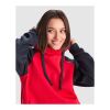 Sudadera con capucha bicolor unisex "Badet" Negro intenso-Gris Mezcla | 2XL