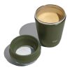 Taza Topl To Go de acero reciclado con tapa patentada 360 verde | sin montaje de publicidad | no disponible | no disponible