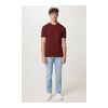 Camiseta Iqoniq Brett de algodón reciclado rojo burdeos | L | sin montaje de publicidad | no disponible | no disponible | no disponible