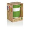 Taza de café PLA verde-blanco | sin montaje de publicidad | no disponible | no disponible
