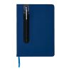 Libreta A5 Deluxe con bolígrafo azul marino | sin montaje de publicidad | no disponible | no disponible | no disponible