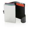 Cartera y tarjetero C-Secure RFID negro-plata | sin montaje de publicidad | no disponible | no disponible | no disponible