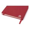 Cuaderno de cartón reciclado Evangeline rojo | sin montaje de publicidad | no disponible | no disponible
