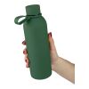 Botella termo de acero inox. reciclado (500 ml) Sena verde | sin montaje de publicidad | no disponible | no disponible