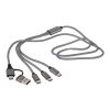 Cable de carga Hexa | 6-en-1 plata