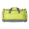 Bolsa de viaje de poliéster verde lima
