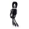 Set de cables de nailon Leif plata