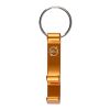 Llavero de aluminio reciclado Anneliese naranja