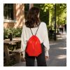 Mochila de cuerdas de poliéster Isolde rosa