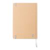 Cuaderno de papel reciclado (A5) Gianni blanco