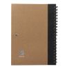 Libreta de cartón reciclado Stella negro