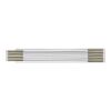 Regla plegable de madera Stabila blanco