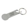Llavero multifunción de acero inox. plata