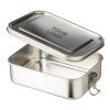 Fiambrera de acero inox. Kasen plata