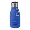 Botella plegable de silicona Erin azul cobalto