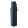 Botella de acero inox. reciclado Cassian azul