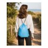 Mochila de cuerdas de poliéster rPET Calix amarillo